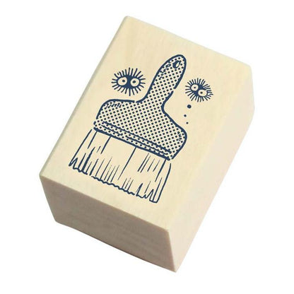 Ghibli x MT Pal Rubber Stamp - Kurosuke and Hake - Techo Treats