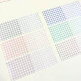 Gingham Check Roll Sticky Notes (6 colors) - Techo Treats