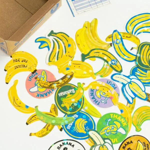 Greeting Life Box Seal - Banana - Default Title by Techo Treats Stationery