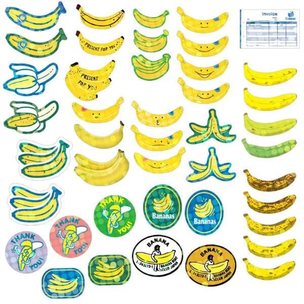 Greeting Life Box Seal - Banana - Default Title by Techo Treats Stationery