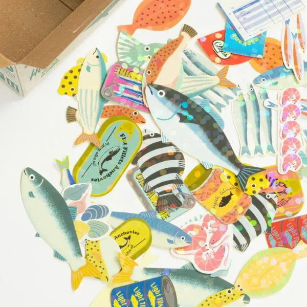 Greeting Life Box Seal - Fish - Default Title by Techo Treats Stationery