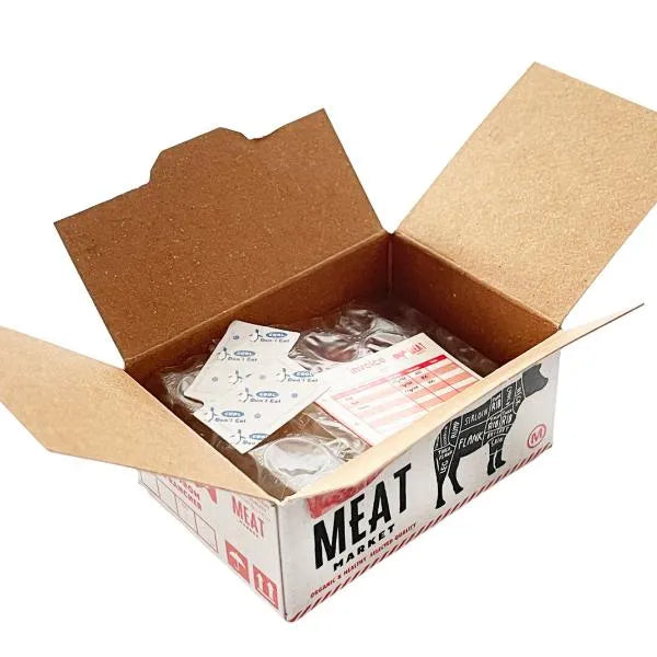 Greeting Life Box Seal - Meat - Default Title by Techo Treats Stationery