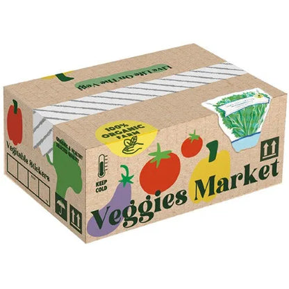 Greeting Life Box Seal - Vegetable - Default Title by Techo Treats Stationery