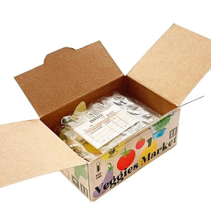 Greeting Life Box Seal - Vegetable - Default Title by Techo Treats Stationery