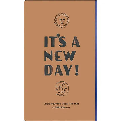 Greeting Life Slow Journal - Chalkboy (Brown) - Default Title by Techo Treats Stationery
