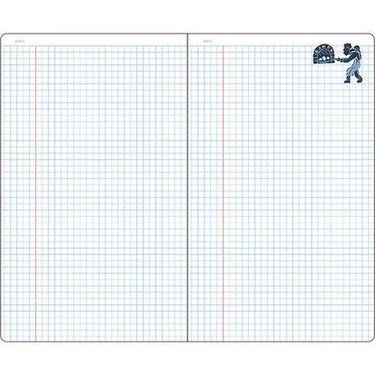 Greeting Life Slow Journal - Chalkboy (Brown) - Default Title by Techo Treats Stationery