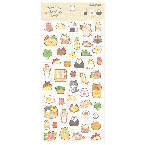 Gu~Gu~YamuYamu Shi~Ru Sticker - Cat - Techo Treats