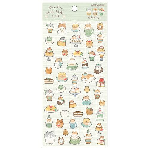 Gu~Gu~YamuYamu Shi~Ru Sticker - Hamster - Techo Treats