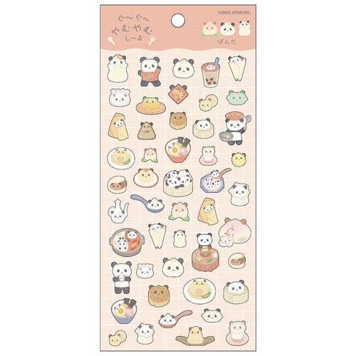 Gu~Gu~YamuYamu Shi~Ru Sticker - Panda - KAMIO JAPAN - Default Title by Techo Treats Stationery