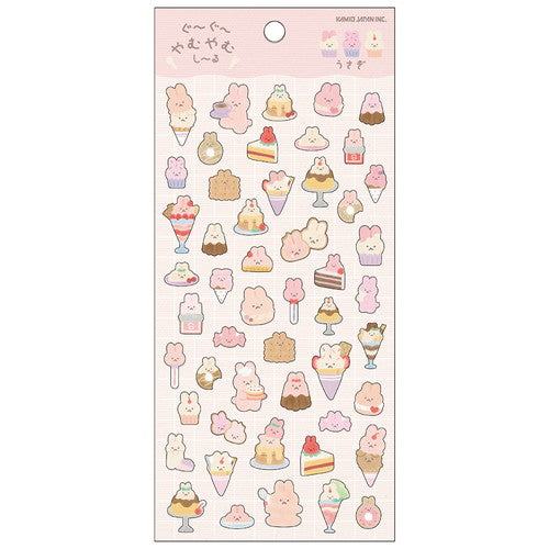 Gu~Gu~YamuYamu Shi~Ru Sticker - Rabbit - KAMIO JAPAN - Default Title by Techo Treats Stationery