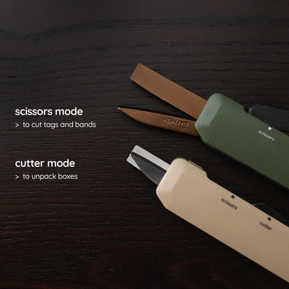 Hako-ake 2-way Mobile Scissors - Titanium Blade - Techo Treats