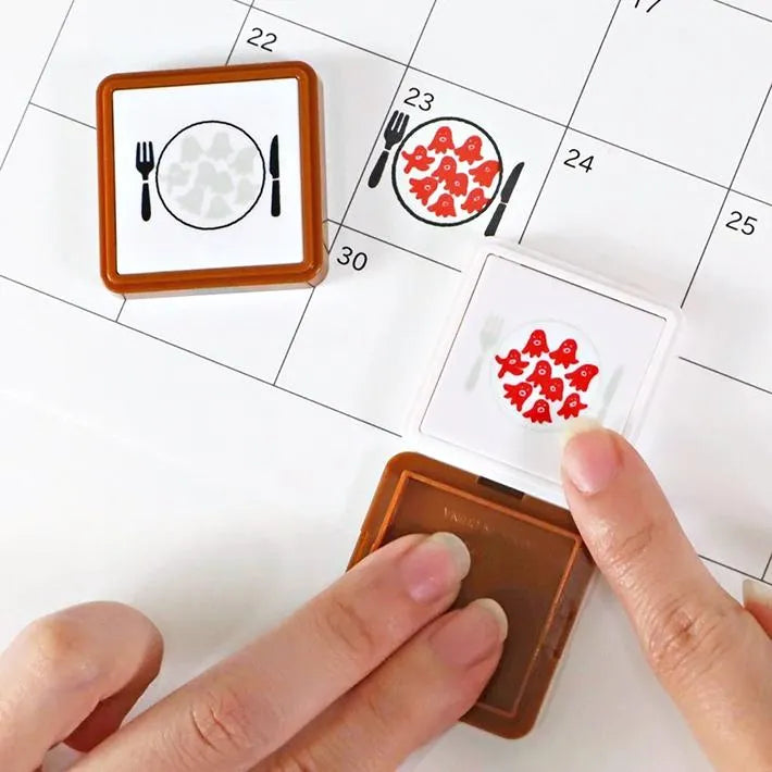 Hancoco 2-in-1 Layer Stamp - Flower Stamp - Kutsuwa - Default Title by Techo Treats Stationery