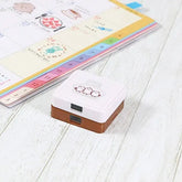 Hancoco 2-in-1 Layer Stamp - Ink Shimaenaga Long-tailed Tit - Kutsuwa - Default Title by Techo Treats Stationery