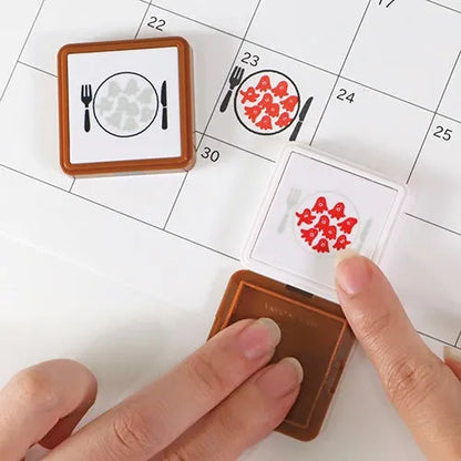 Hancoco 2-in-1 Layer Stamp - Octopus Wiener - Kutsuwa - Default Title by Techo Treats Stationery