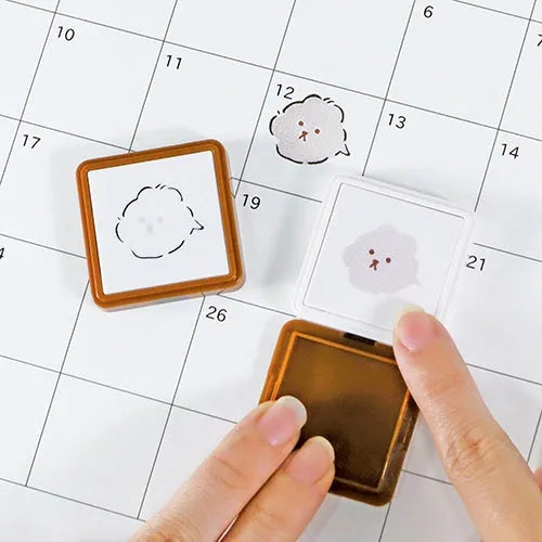 Hancoco 2-in-1 Layer Stamp - Speech Bubble Dog - Kutsuwa - Default Title by Techo Treats Stationery