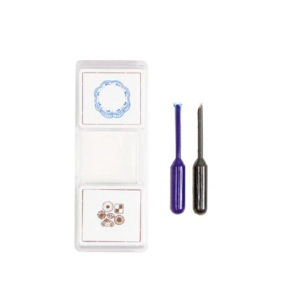 Hancoco slide 2-in-1 Layer Stamp - Assorted Cookies - Kutsuwa - Default Title by Techo Treats Stationery