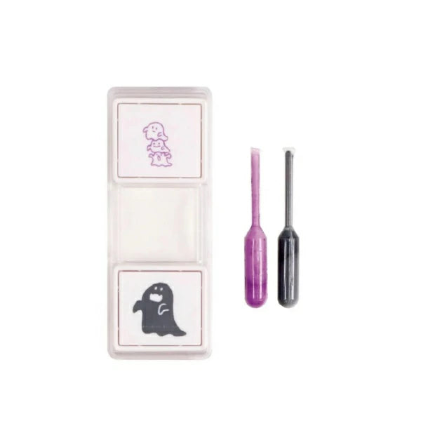 Hancoco slide 2-in-1 Layer Stamp - Ghost in Ghost - Kutsuwa - Default Title by Techo Treats Stationery