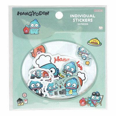 Hangyodon Individual Stickers - Retro Characters 2 - Techo Treats
