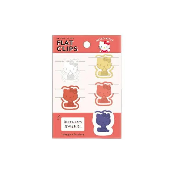 Hello Kitty Character Flat Clips - KAMIO JAPAN - Default Title by Techo Treats Stationery