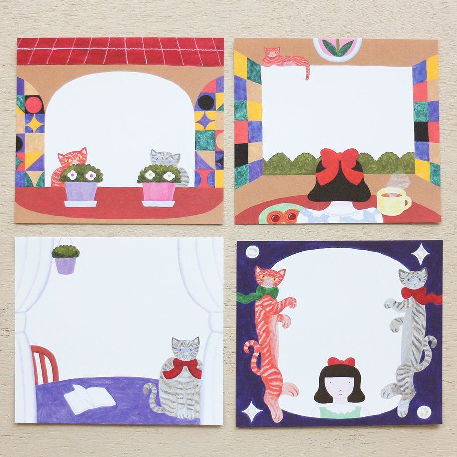 hirose beni Block Memo - MADOBE - cozyca products - Default Title by Techo Treats Stationery