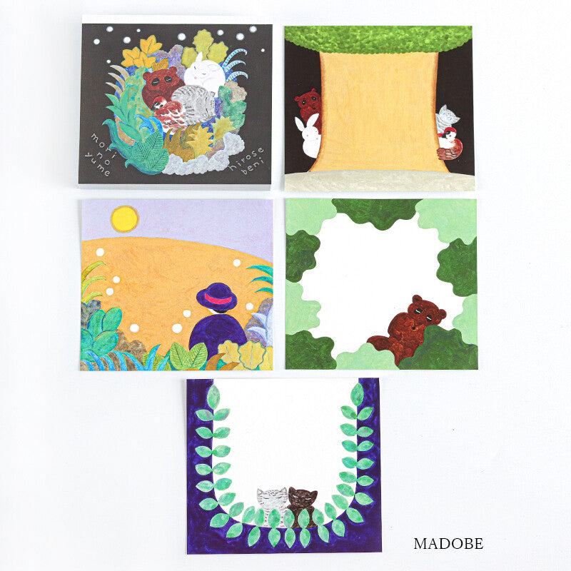 hirose beni Block Memo - mori no yume - cozyca products - Default Title by Techo Treats Stationery
