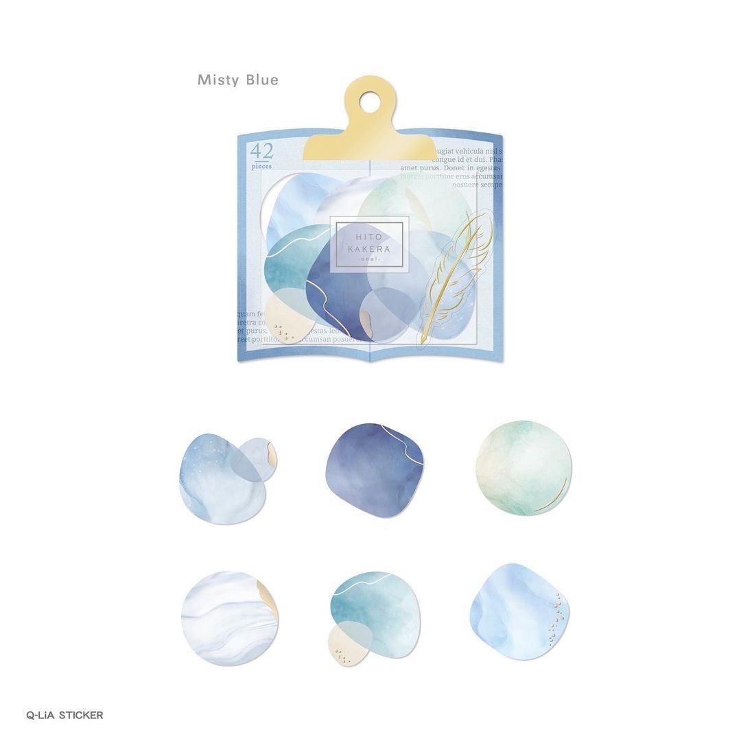HITOKAKERA Flake Stickers - Misty Blue - Techo Treats