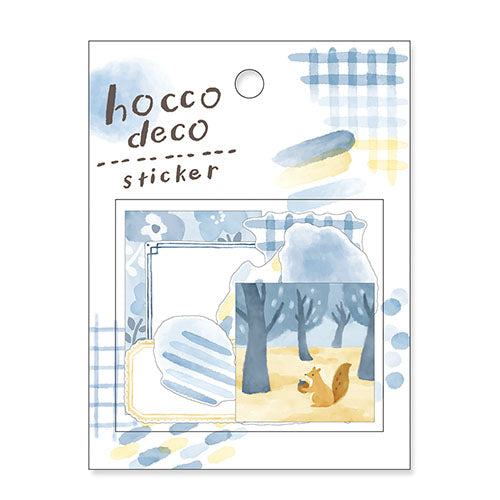 hocco deco Flake Sticker - Blue - Techo Treats