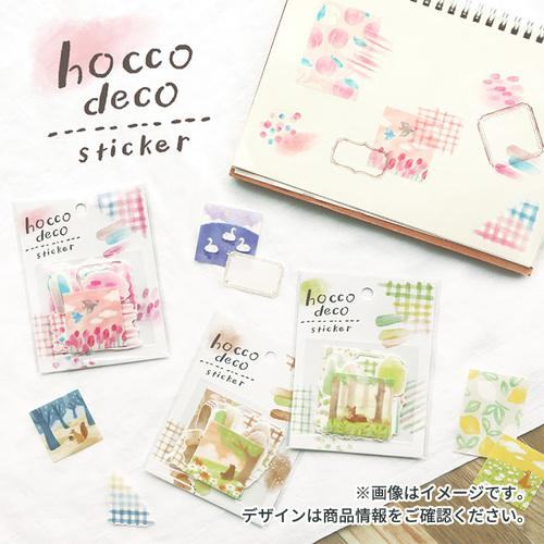 hocco deco Flake Sticker - Blue - Techo Treats