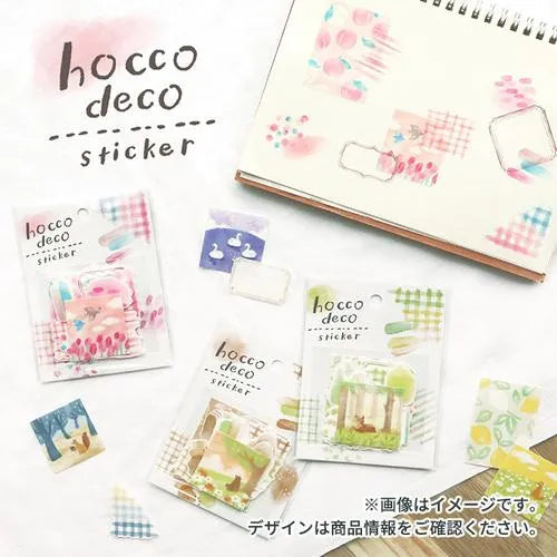 hocco deco Flake Sticker - Green - Techo Treats