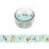 Hokkori Die-cut Masking Tape - Otters - Techo Treats