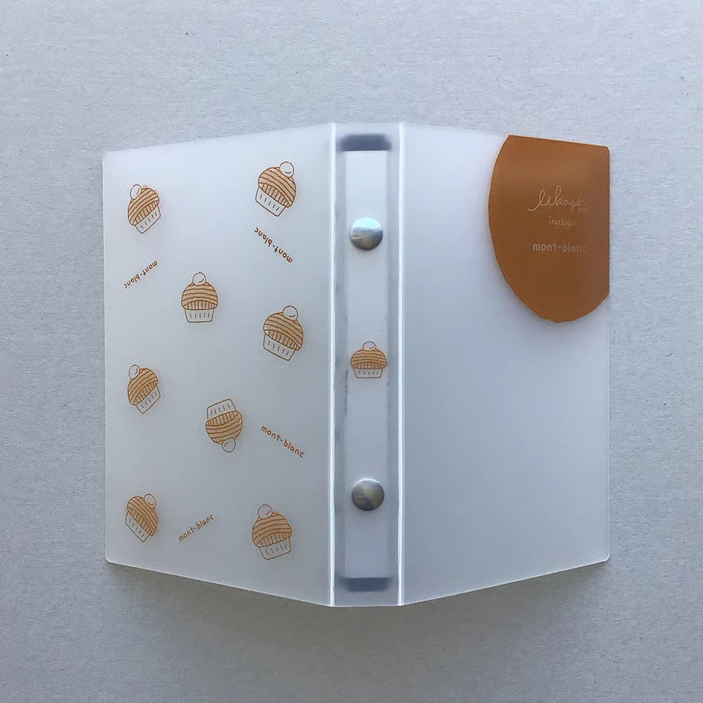 iikagen Series Micro 5 Mini Binder - Mont Blanc - Nagahashi Printing - Default Title by Techo Treats Stationery
