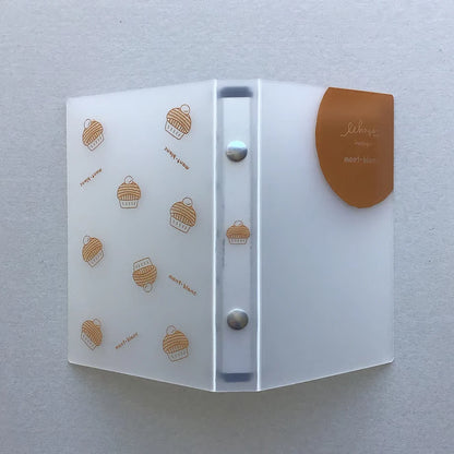 iikagen Series Micro 5 Mini Binder - Mont Blanc - Nagahashi Printing - Default Title by Techo Treats Stationery