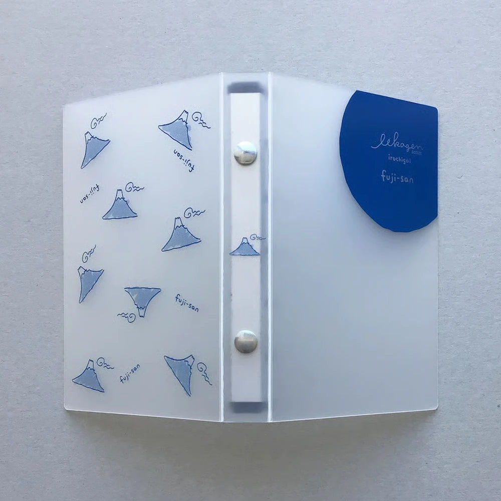 iikagen Series Micro 5 Mini Binder - Mount Fuji - Nagahashi Printing - Default Title by Techo Treats Stationery