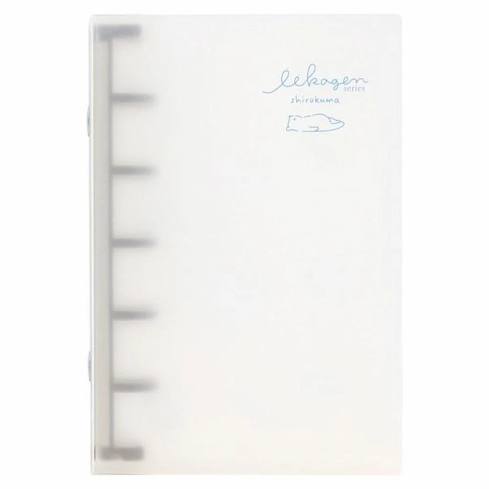 iikagen Series Micro 5 Mini Binder - Polar Bear - Nagahashi Printing - Default Title by Techo Treats Stationery