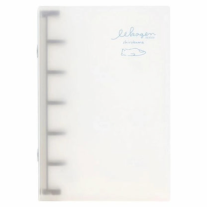 iikagen Series Micro 5 Mini Binder - Polar Bear - Nagahashi Printing - Default Title by Techo Treats Stationery