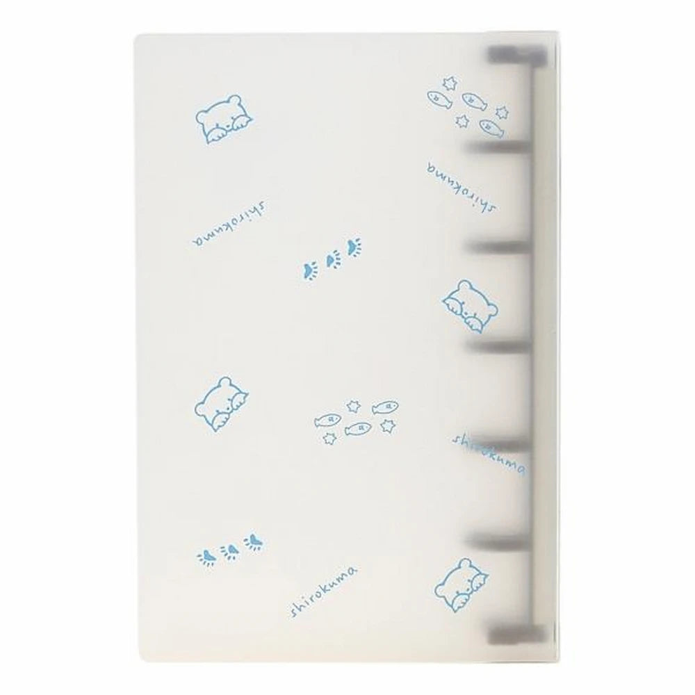 iikagen Series Micro 5 Mini Binder - Polar Bear - Nagahashi Printing - Default Title by Techo Treats Stationery