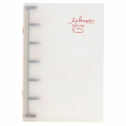 iikagen Series Micro 5 Mini Binder - Rabbit - Nagahashi Printing - Default Title by Techo Treats Stationery