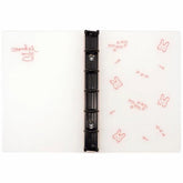 iikagen Series Micro 5 Mini Binder - Rabbit - Nagahashi Printing - Default Title by Techo Treats Stationery