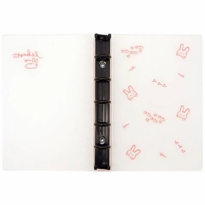 iikagen Series Micro 5 Mini Binder - Rabbit - Nagahashi Printing - Default Title by Techo Treats Stationery