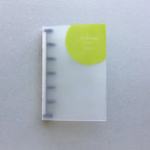 iikagen Series Micro 5 Mini Binder - Tea - Nagahashi Printing - Default Title by Techo Treats Stationery