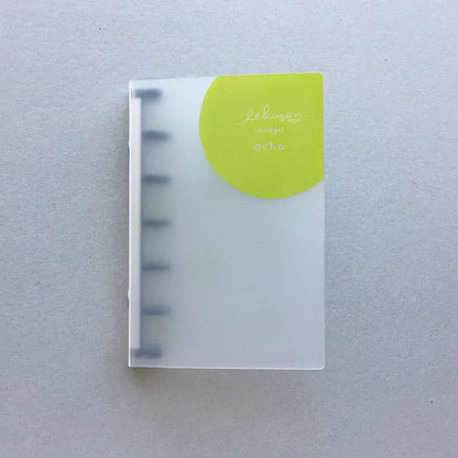 iikagen Series Micro 5 Mini Binder - Tea - Nagahashi Printing - Default Title by Techo Treats Stationery
