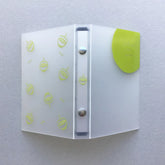 iikagen Series Micro 5 Mini Binder - Tea - Nagahashi Printing - Default Title by Techo Treats Stationery