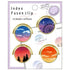 Index Sticky Notes Clip - NIGHT - KAMIO JAPAN - Default Title by Techo Treats Stationery