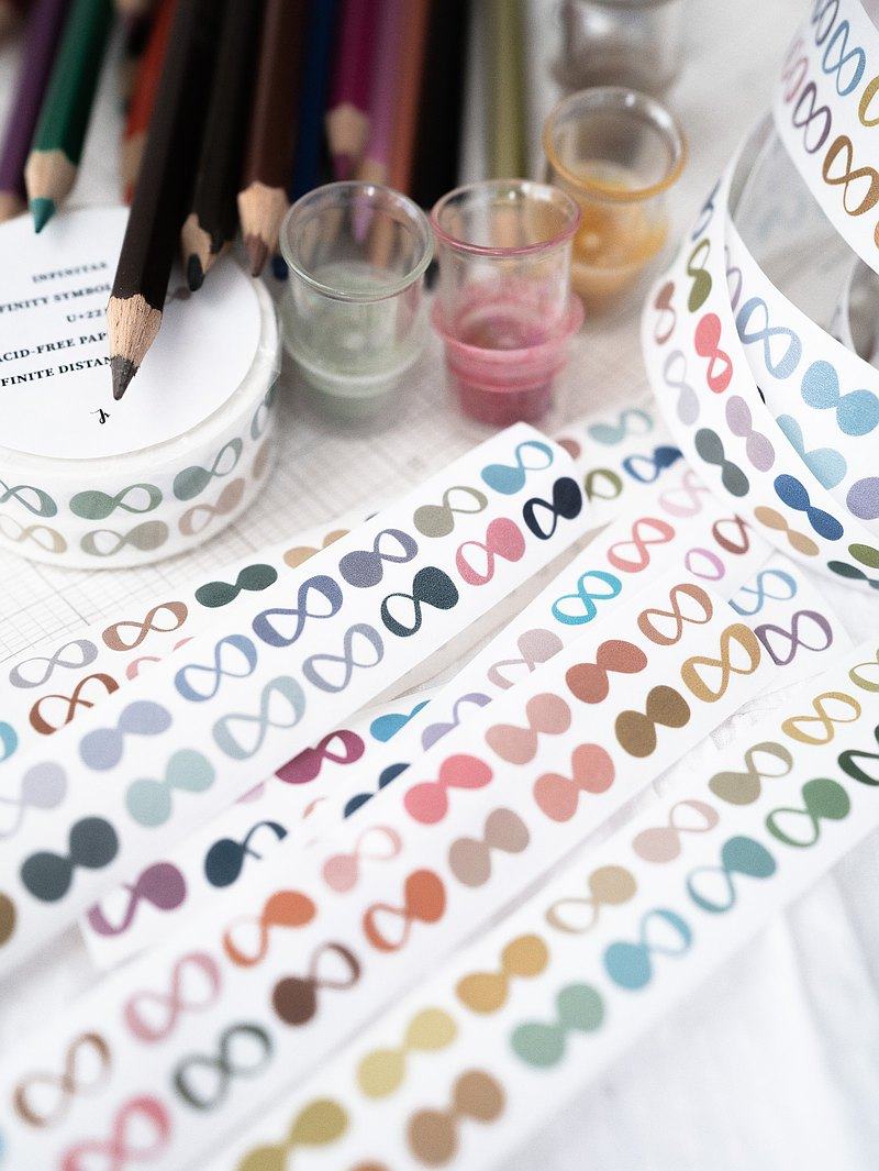 infinitas - Masking Tape with Release Paper (Washi) - Techo Treats