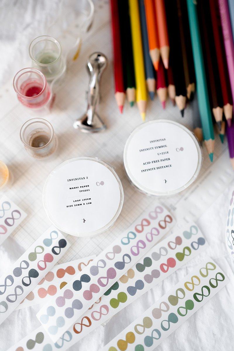 infinitas - Masking Tape with Release Paper (Washi) - Techo Treats