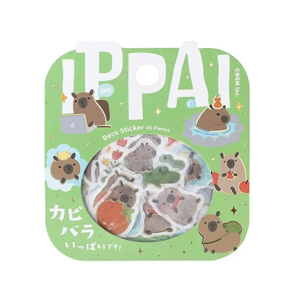 IPPAI Deco Sticker Vol.2 - Full of Capybaras - Techo Treats