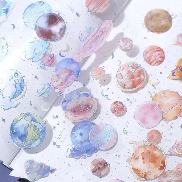 IRIDE Aurora Foil Clear Sticker Vol.1 - Universe - Techo Treats