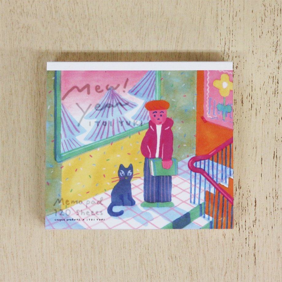 ITOI YUKI Block Memo - Mew! Year - cozyca products - Default Title by Techo Treats Stationery