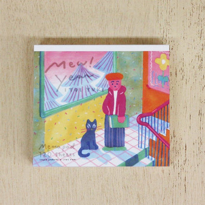 ITOI YUKI Block Memo - Mew! Year - cozyca products - Default Title by Techo Treats Stationery