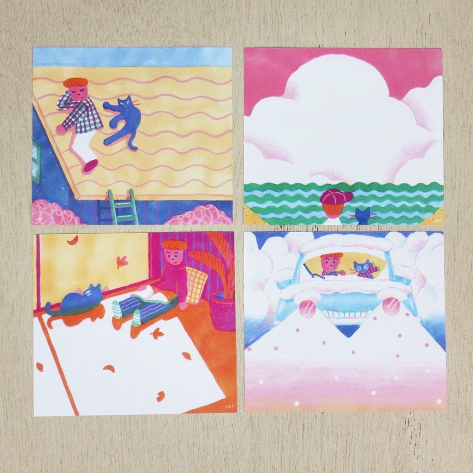 ITOI YUKI Block Memo - Mew! Year - cozyca products - Default Title by Techo Treats Stationery